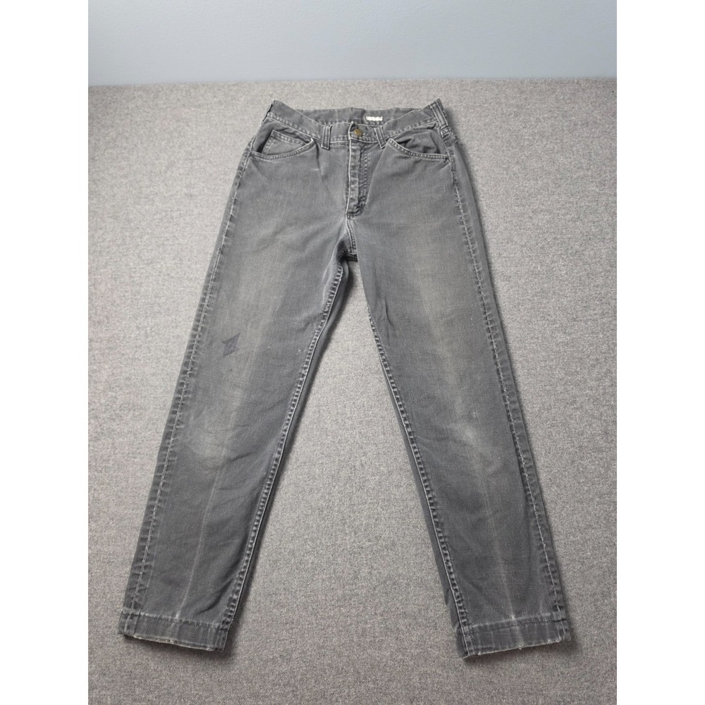 Vintage Lee Teens Sanforized Jeans Womens 29x26 Gray Denim Straight Leg